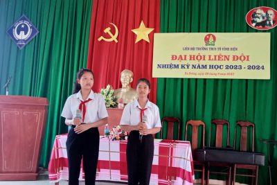 Liên đội Trường THCS Tô Vĩnh Diện Tổ chức Đại hội Liên đội năm học 2023 – 2024