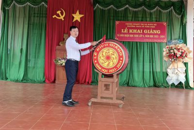 Trường THCS Tô Vĩnh Diện tổ chức Khai giảng năm học 2023 – 2024